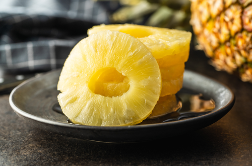 Canned Pineapple Sliced In Light Syrup
